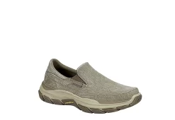 Skechers Mens Respected Slip On Sneaker - Taupe