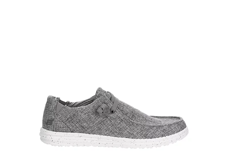 Skechers Mens Melson-chad Slip On Sneaker - Grey 4 Skechers Mens Melson-chad Slip On Sneaker - Grey - Image 2