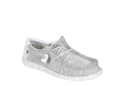 Heydude Mens Wally Slip On Sneaker - White