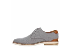 Florsheim Mens Highland Canvas Plain Toe Oxford - Grey -Shoe Shop US 01 521078 03