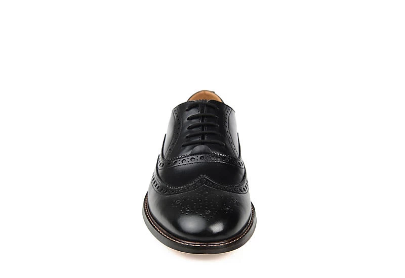 Thomas & Vine Mens Franklin Wingtip Oxford - Black 5 Thomas & Vine Mens Franklin Wingtip Oxford - Black - Image 3