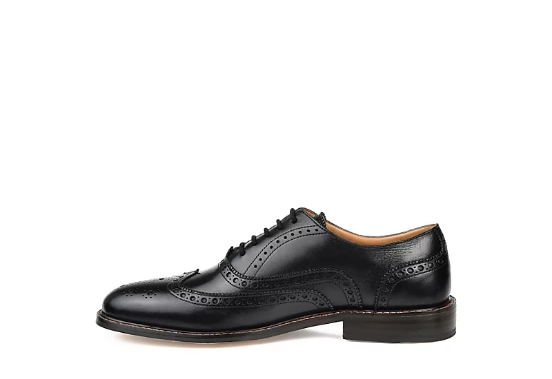 Thomas & Vine Mens Franklin Wingtip Oxford - Black 6 Thomas & Vine Mens Franklin Wingtip Oxford - Black - Image 4