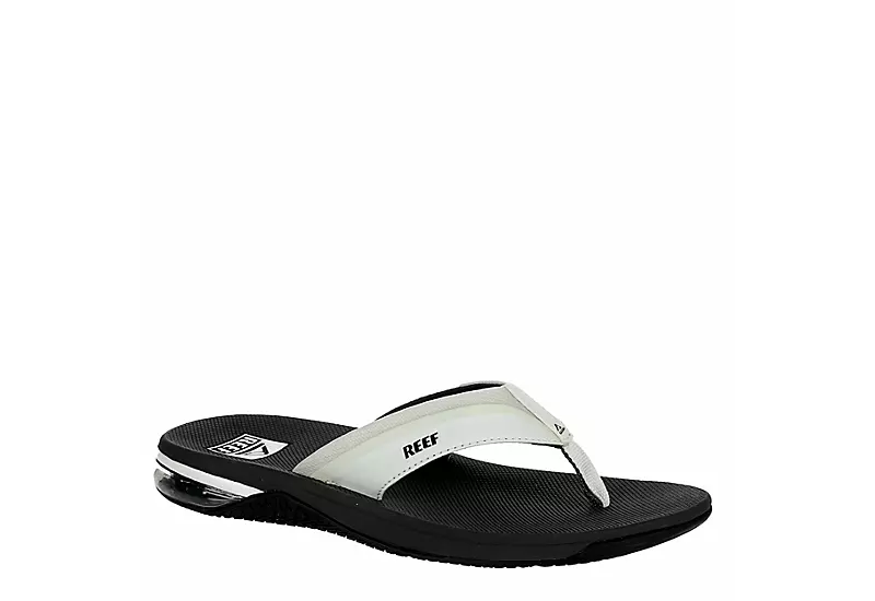 Reef Mens Anchor Flip Flop Sandal - White 3 Reef Mens Anchor Flip Flop Sandal - White