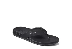 Reef Mens Cushion Spring Flip Flop Sandal - Black