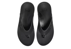 Reef Mens Cushion Spring Flip Flop Sandal - Black -Shoe Shop US 01 544197 02
