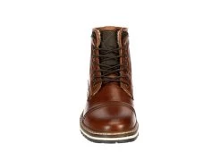 Franco Fortini Mens Blake Lace-up Boot - Cognac -Shoe Shop US 01 561053 02