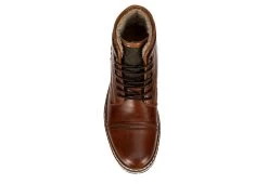 Franco Fortini Mens Blake Lace-up Boot - Cognac -Shoe Shop US 01 561053 05