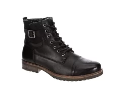 Restoration Mens Jump Lace-up Boot - Black
