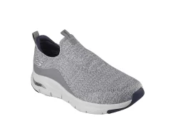 Skechers Mens Arch Fit Slip On - Grey