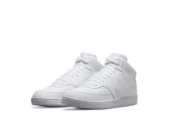 Nike Mens Court Vision Mid Sneaker - White