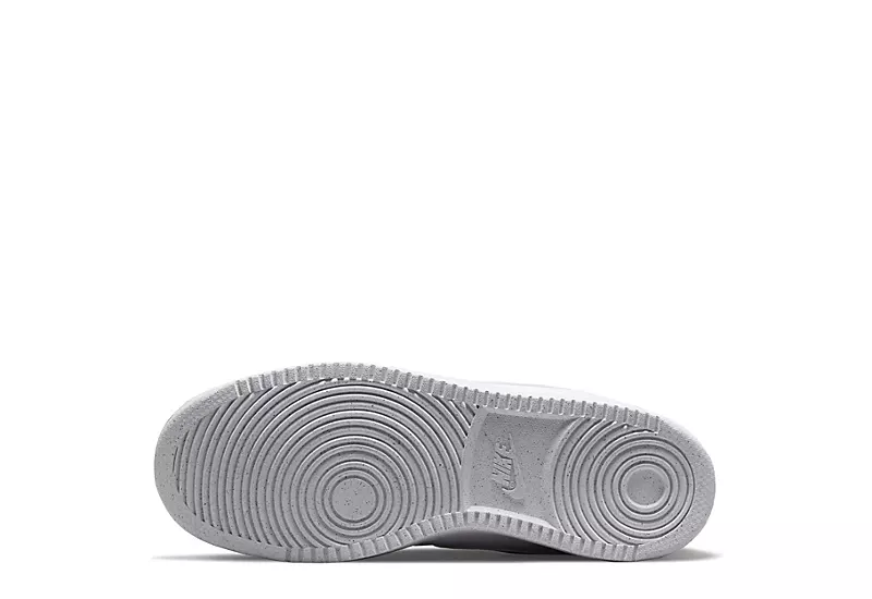 Nike Mens Court Vision Mid Sneaker - White 8 Nike Mens Court Vision Mid Sneaker - White - Image 6