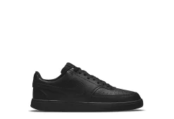 Nike Mens Court Vision Low Sneaker - Black