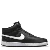 Nike Mens Court Vision Mid Sneaker - Black -Shoe Shop US 01 600796 00