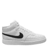 Nike Mens Court Vision Mid Sneaker - White