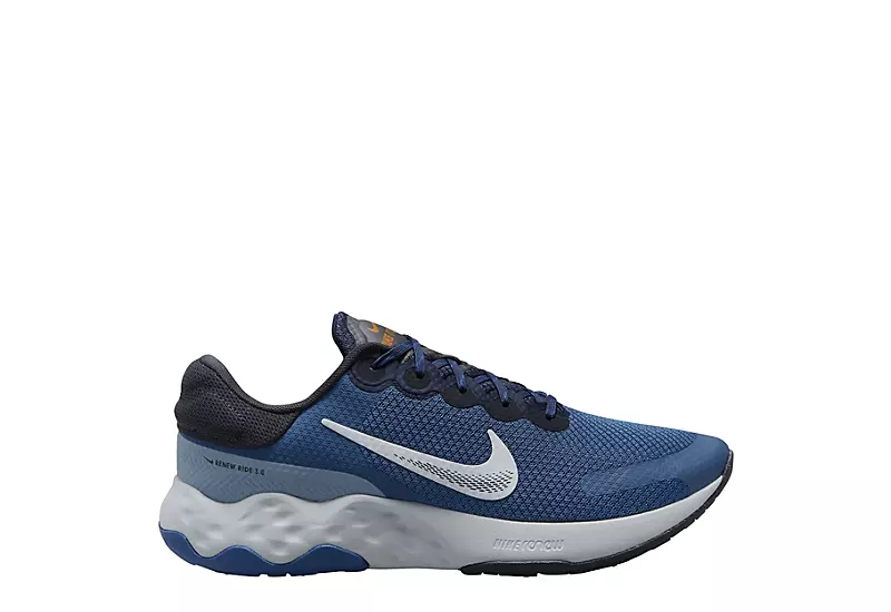 Nike Mens Renew Ride 3 Running Shoe - Blue 4 Nike Mens Renew Ride 3 Running Shoe - Blue - Image 2