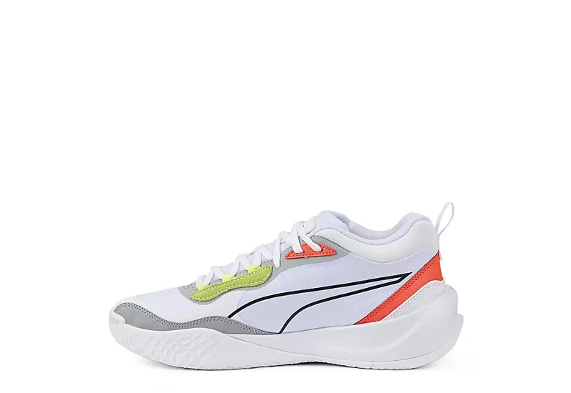 Puma Mens Playmaker Pro Basketball Shoe - White 5 Puma Mens Playmaker Pro Basketball Shoe - White - Image 3