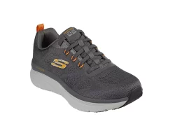 Skechers Mens Dlux Walker Commuter - Dark Grey