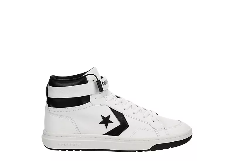 Converse Mens Pro Blaze Strap Sneaker - White 4 Converse Mens Pro Blaze Strap Sneaker - White - Image 2