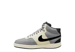 Nike Mens Court Vision Mid Sneaker - Grey -Shoe Shop US 01 601011 02