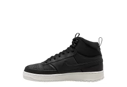 Nike Mens Court Vision Mid Winter Sneaker Boot - Black -Shoe Shop US 01 601110 02