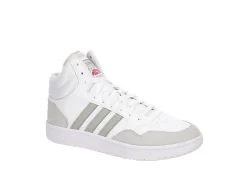 Adidas Mens Hoops 3.0 Mid Sneaker - White