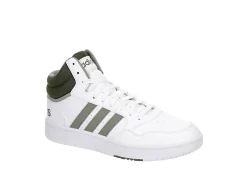 Adidas Mens Hoops 3.0 Mid Sneaker - White