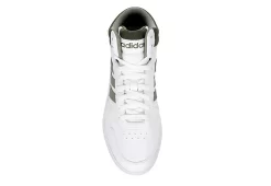 Adidas Mens Hoops 3.0 Mid Sneaker - White -Shoe Shop US 01 601152 05