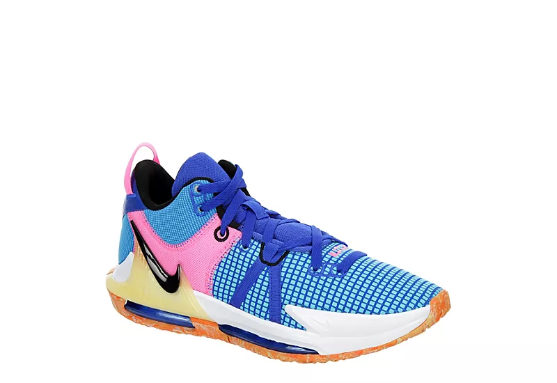 Nike Mens Lebron Witness 7 Basketball Shoe - Blue 3 Nike Mens Lebron Witness 7 Basketball Shoe - Blue