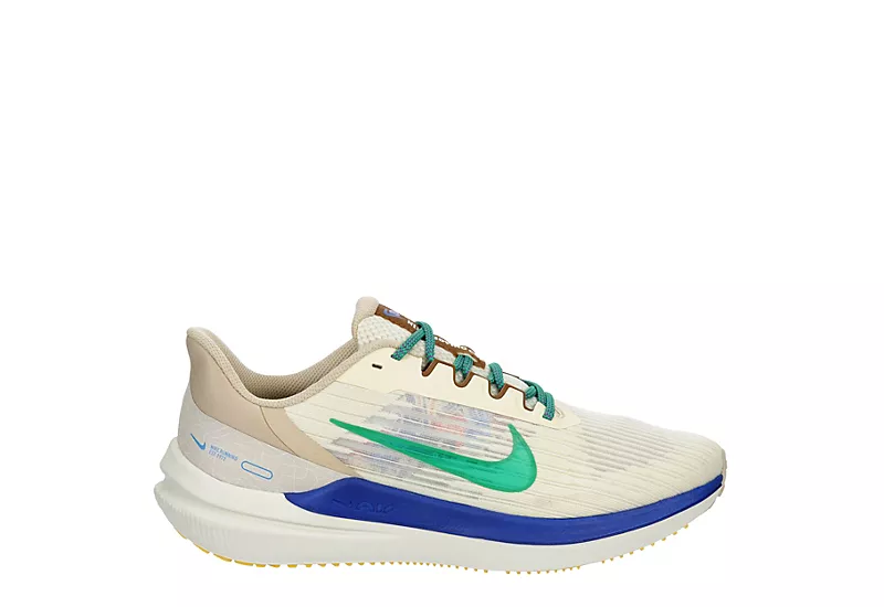 Nike Mens Air Winflo 9 Running Shoe - Off White 4 Nike Mens Air Winflo 9 Running Shoe - Off White - Image 2