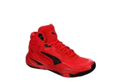 Puma Mens Playmaker Pro Mid Basketball Shoe - Red