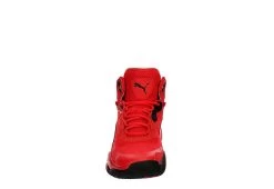 Puma Mens Playmaker Pro Mid Basketball Shoe - Red -Shoe Shop US 01 601241 02