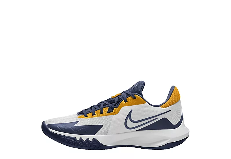 Nike Mens Precision 6 Basketball Shoe - White 6 Nike Mens Precision 6 Basketball Shoe - White - Image 4