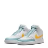 Nike Mens Court Vision Mid Sneaker - White 1 Nike Mens Court Vision Mid Sneaker - White -Shoe Shop US 01 601342 00
