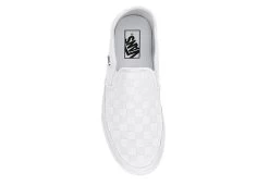 Vans Mens Asher Slip On Sneaker - White -Shoe Shop US 01 630261 05