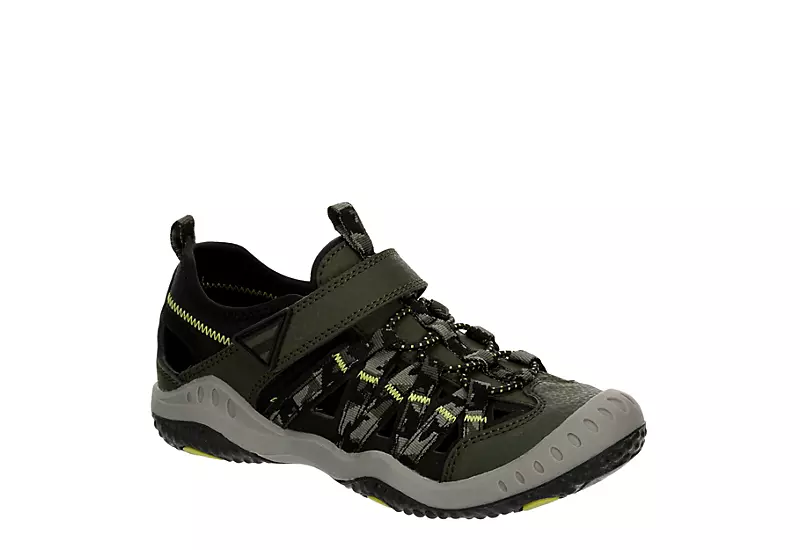 Highland Creek Boys Fisher Water Shoe - Olive 3 Highland Creek Boys Fisher Water Shoe - Olive