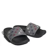 Adidas Boys Adilette Comfort Slide Sandal - Grey -Shoe Shop US 01 702717 00