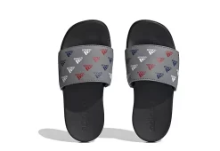 Adidas Boys Adilette Comfort Slide Sandal - Grey -Shoe Shop US 01 702717 03