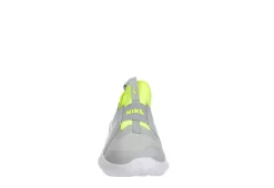 Nike Boys Flex Runner 2 Slip On Sneaker - Grey -Shoe Shop US 01 807734 02