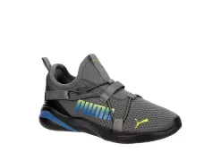 Puma Boys Softride Rift Slip On Sneaker - Grey