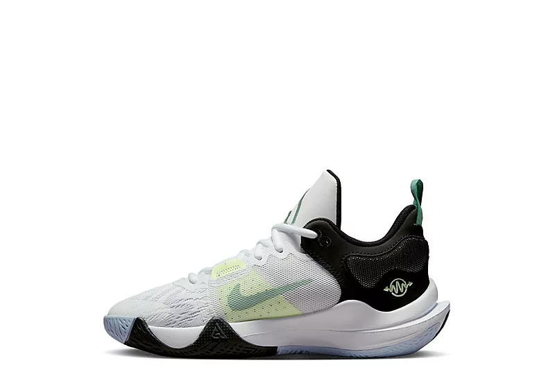 Nike Boys Giannis Immortality 2 Basketball Shoe - White 5 Nike Boys Giannis Immortality 2 Basketball Shoe - White - Image 3